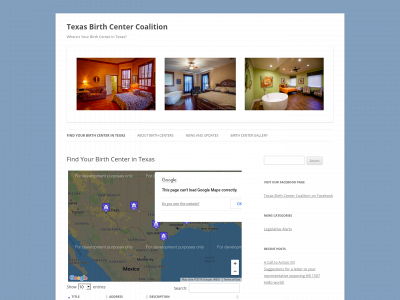 texasbirthcentercoalition.org snapshot