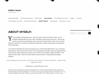 haileejs.com snapshot