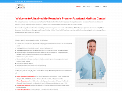 thecenterforultrahealth.com snapshot