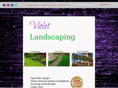 violetlandscaping.com snapshot