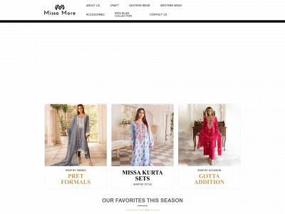 missamore.co.uk snapshot