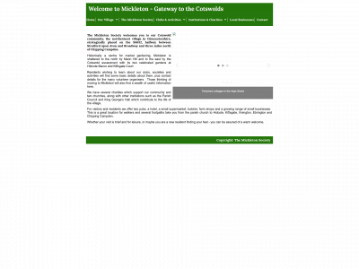 welcometomickleton.uk snapshot