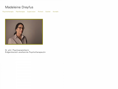 madeleinedreyfus.ch snapshot