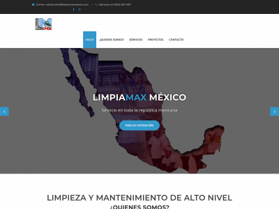 limpiamaxmexico.com snapshot