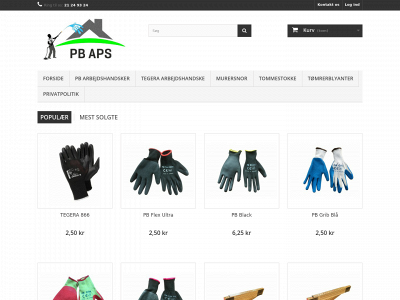 pbhandel.dk snapshot