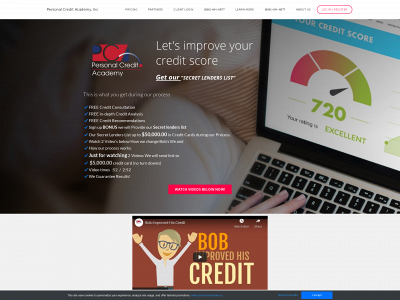 personalcreditacademy.com snapshot