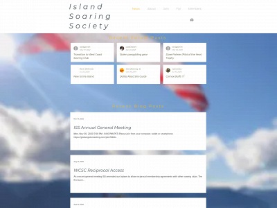 www.islandsoaring.ca snapshot