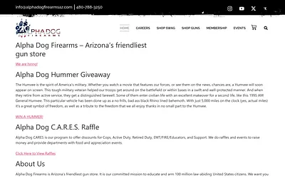 alphadogfirearms.com snapshot