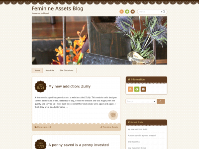 feminineassets.com snapshot