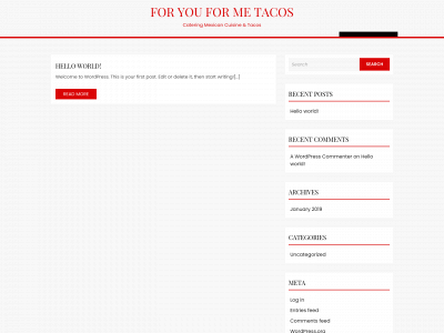 foryouformetacos.com snapshot