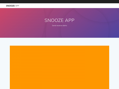 snoozeapp.com snapshot