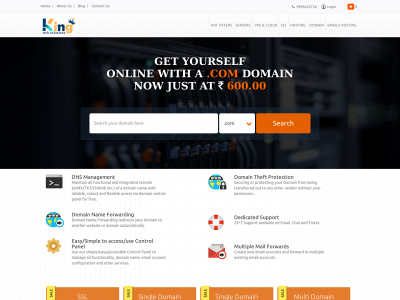 kingwebsolution.com snapshot