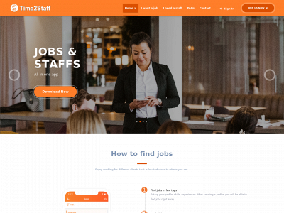 time2staff.com snapshot