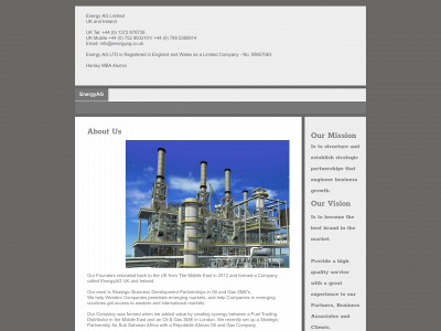energyag.co.uk snapshot