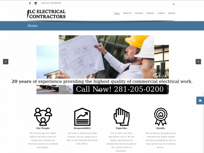 lcelectricalcontractor.com snapshot