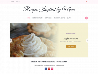 recipesinspiredbymom.com snapshot