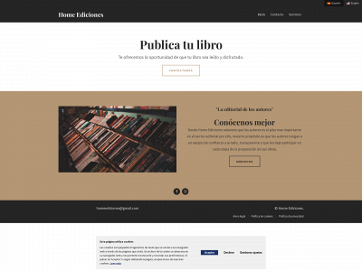 home-ediciones.com snapshot