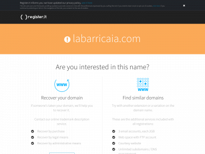 labarricaia.com snapshot
