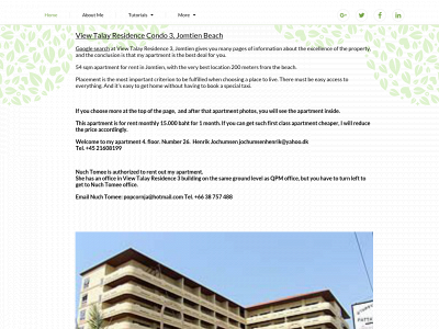 uniqe-located-apartment54sqm.dk snapshot