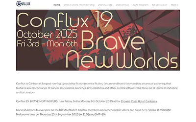 www.conflux.org.au snapshot
