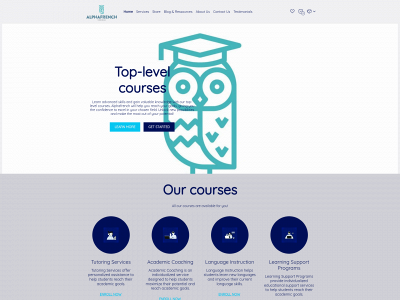 alphafrench.com snapshot