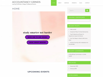 accountancygrinds.com snapshot