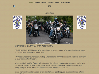 brothersinarmsmcc.co.uk snapshot