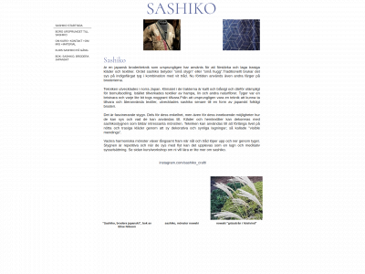 sashiko.se snapshot