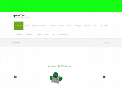 spacezen.be snapshot