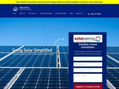 solarsavvy.net snapshot