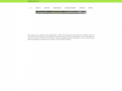 afcvarsity.co.uk snapshot