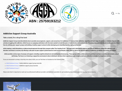 addictionsupportgroupaustralia.com snapshot