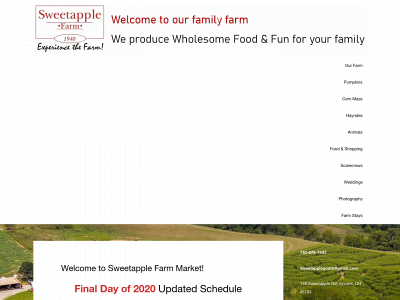 sweetapplefarm.com snapshot