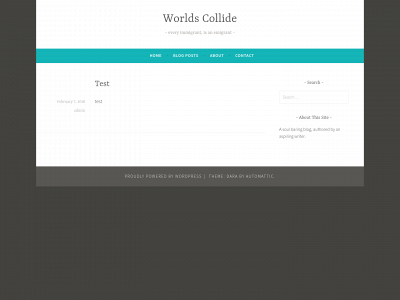 worldscollideblog.com snapshot