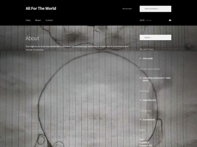 allfortheworld.com snapshot
