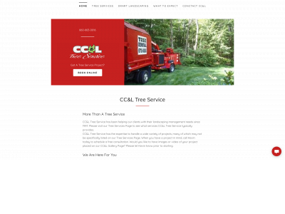ccandltreeservice.com snapshot