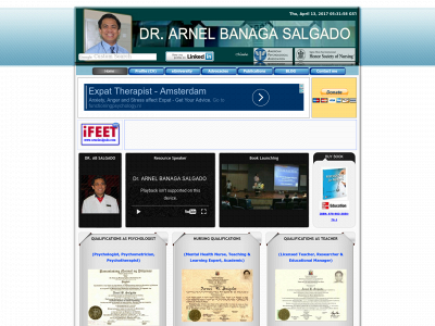 arnelsalgado.com snapshot