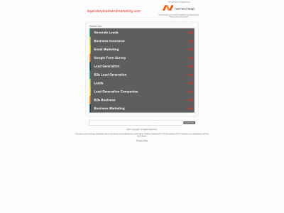legendaryleadsandmarketing.com snapshot