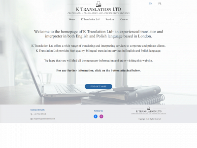 ktranslation.co.uk snapshot