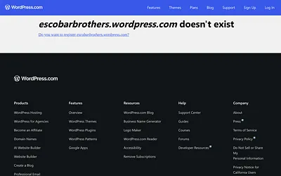 escobarbrothers.com snapshot