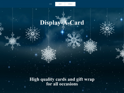 display-a-card.co.uk snapshot