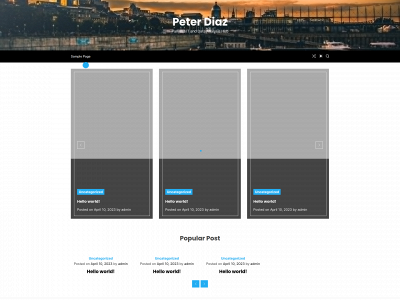 petergarciadiaz.com snapshot
