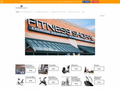 www.thefitnessshoppe.com snapshot