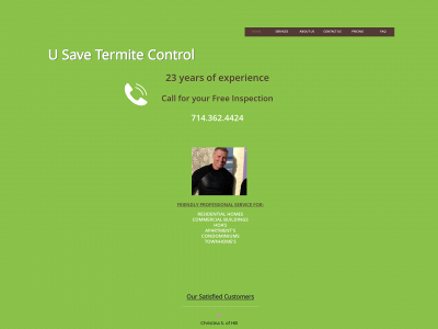 usavetermitecontrol.com snapshot