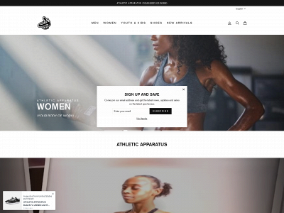 athleticapparatussportswear.com snapshot