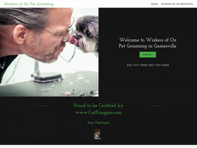 wizkersofozpetgrooming.com snapshot