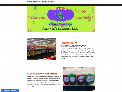 www.aunttoniskoolickles.com snapshot