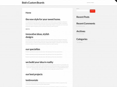 bobscustomboards.com snapshot
