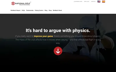 rational-golf.com snapshot