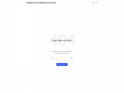 mcallenairconditionerservice.com snapshot